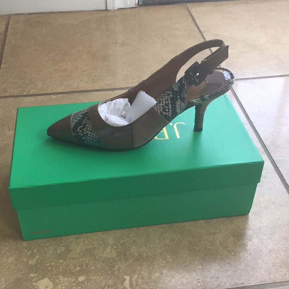 J.Renee sling-back heels.